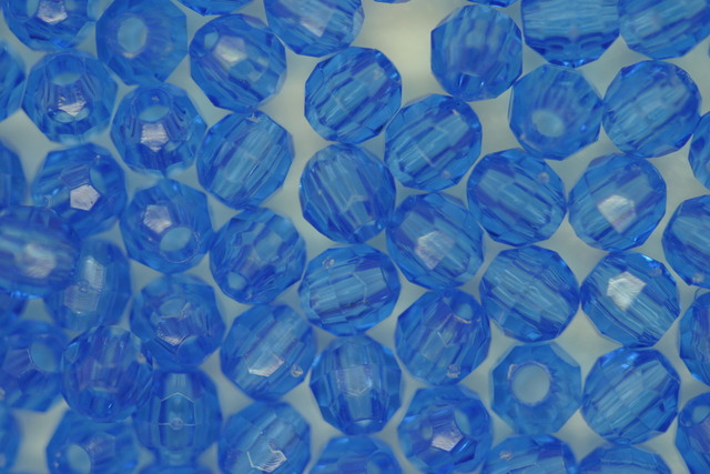 (image for) 4mm Facet Tr Dk Sapphire 100g