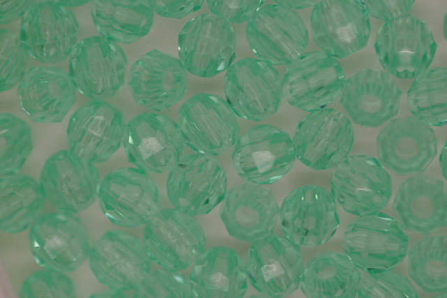 (image for) 4mm Facet Tr Green Aqua 100g
