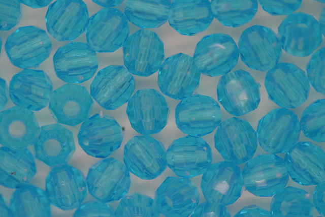 (image for) 4mm Facet Tr Turquoise 100g