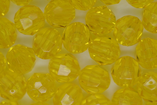 (image for) 6mm Facet Tr Acid Yellow 250g