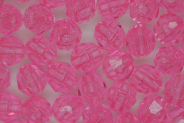 (image for) 6mm Facet Tr Pink 250g