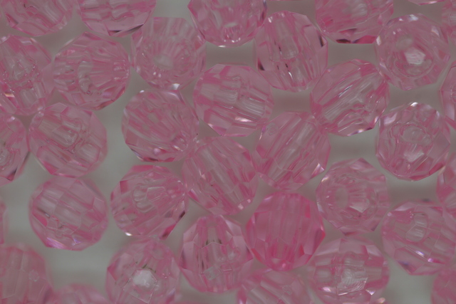 (image for) 6mm Facet Tr Soft Pink 250g