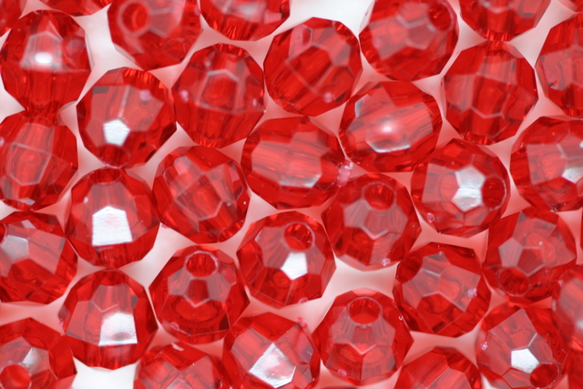 (image for) 6mm Facet Tr Ruby 250g