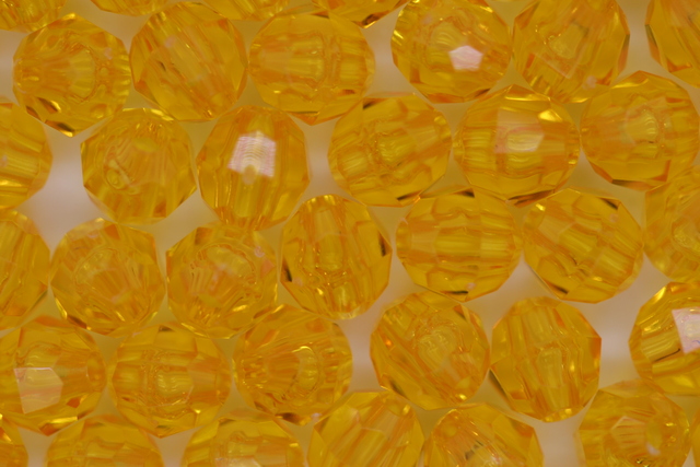 (image for) 6mm Facet Tr Sun Gold 250g