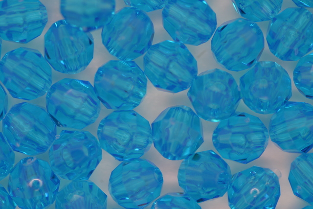 (image for) 6mm Facet Tr Turquoise 250g