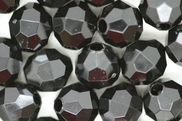 (image for) 8mm Facet Op Black 250g