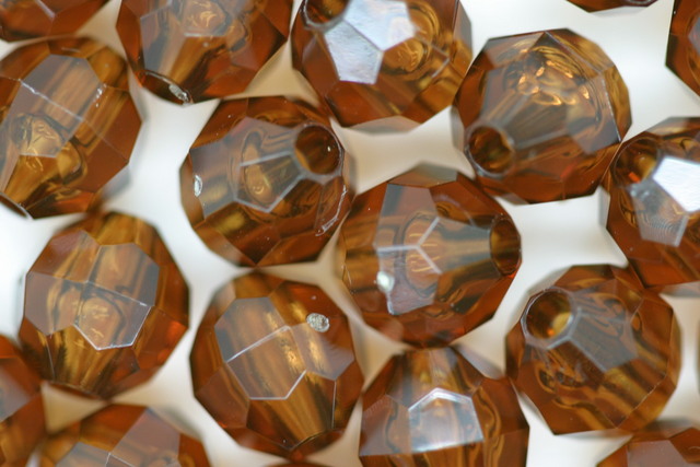 (image for) 8mm Facet Tr Amber 250g