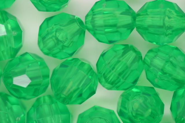 (image for) 8mm Facet Tr Lime 250g