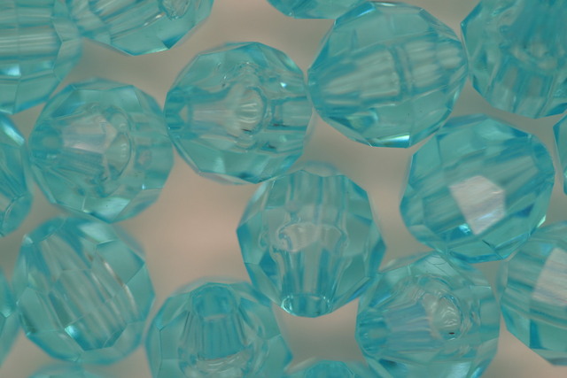 (image for) 8mm Facet Tr Light Turquoise 250g