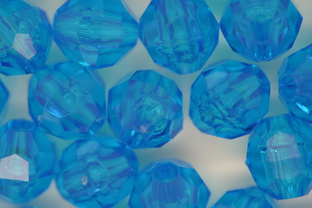 (image for) 8mm Facet Tr Turquoise 250g