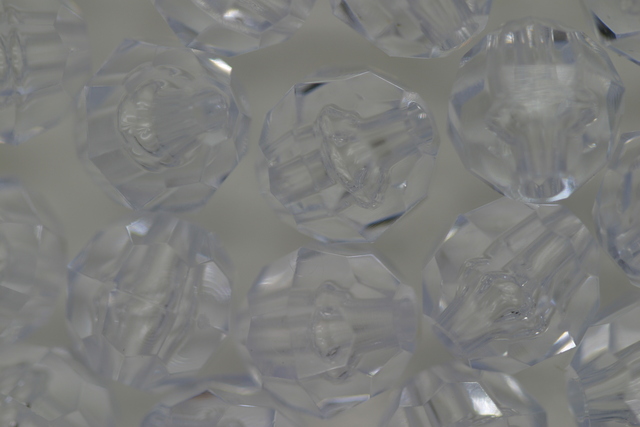 (image for) 10mm Facet Tr Crystal 250g