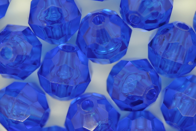 (image for) 10mm Facet Tr Dark Sapphire 250g