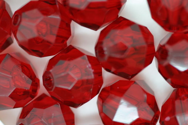 (image for) 12mm Facet Ruby 250g