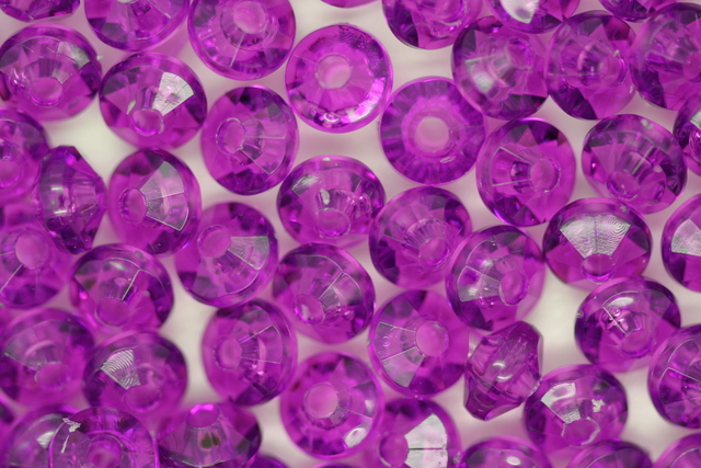 (image for) Rondelle Tr Dk Amethyst 100g