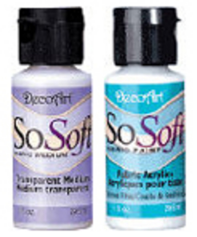 (image for) DecoArt SoSoft Transparent Medium 4oz