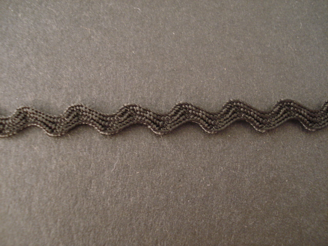(image for) 7mm Ric Rac Black