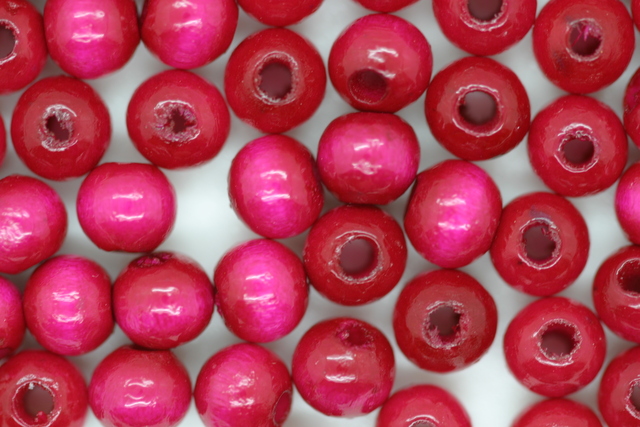 (image for) 6mm W-Beads Hot Pink