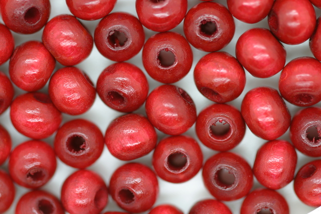 (image for) 6mm W-Beads Red