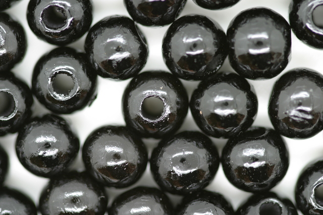 (image for) 8mm W-Beads Black