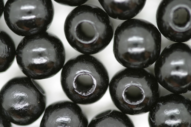 (image for) 10mm W-Beads Black