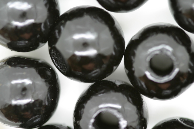 (image for) 14mm W-Beads Black