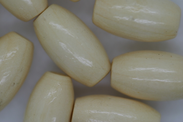 (image for) WB Oval 10x18mm Natural Bag x100pces
